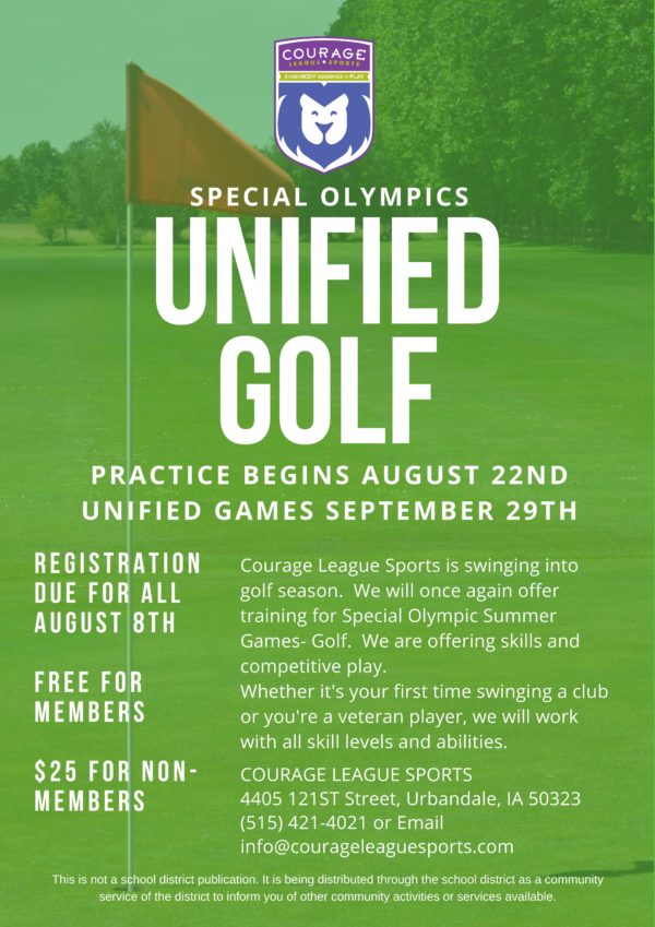 Special Olympics Unified Golf Can Play