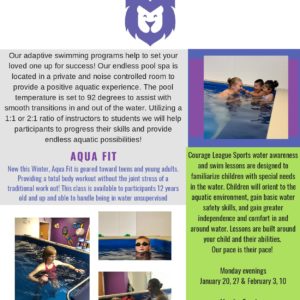 Upcoming Special Swimmers Sessions